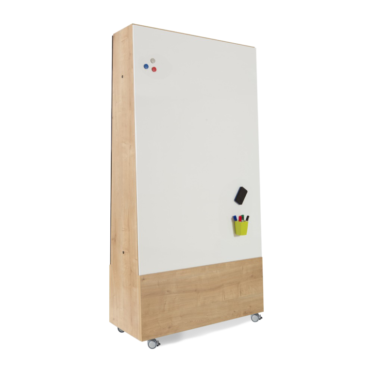 Natural Doubled Sided Mobile Whiteboard